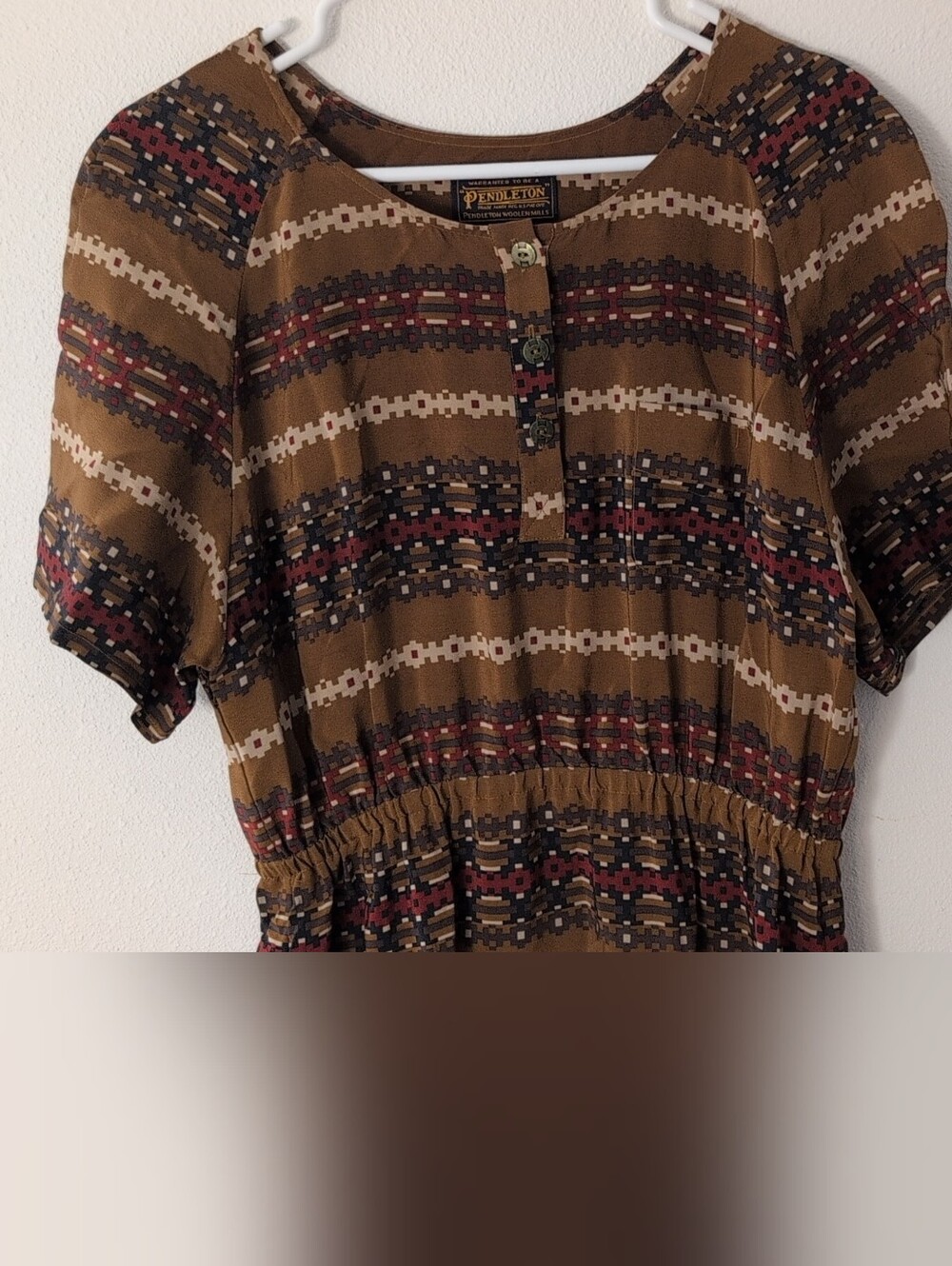 Pendleton 100% Silk Dress From The Portland Collection